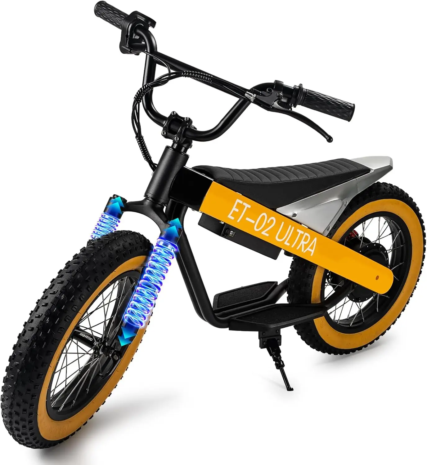 DUODIAN ET-01Pro Electric Bike for Kids, 350W Electric Balance Bike,36V 5.2-7.8Ah, 16" Pneumatic Tire with Dual Brake, 3 Speed Modes Kid Electric Motorcycle image 2