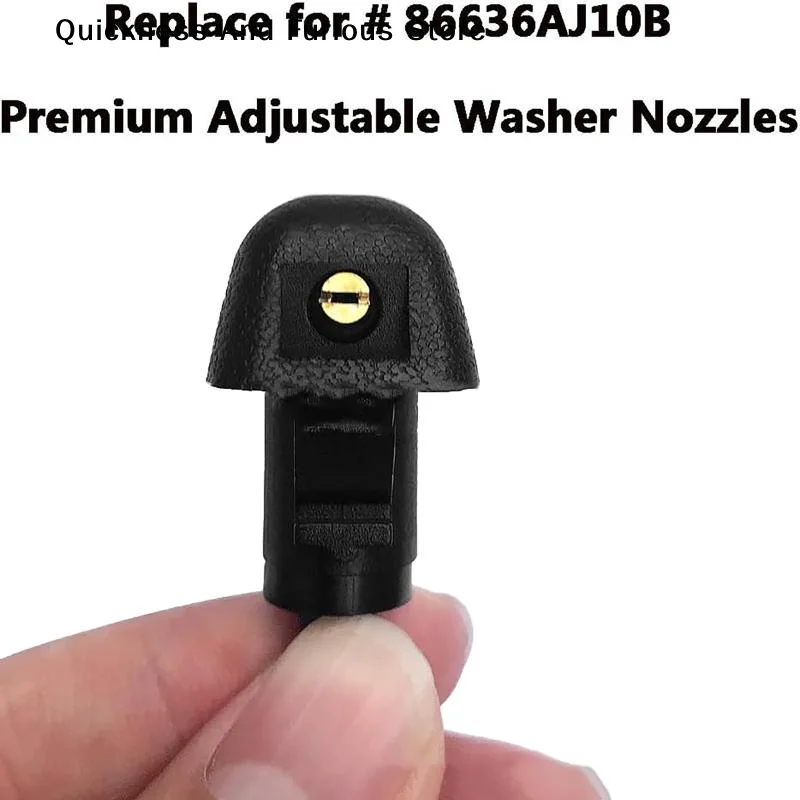 【MO】2/4/10PCS For Extreme Temperatures Wiper Jet Nozzle Car Washer Jet ABS Construction Optimized Spray Distribution 86636AJ10B