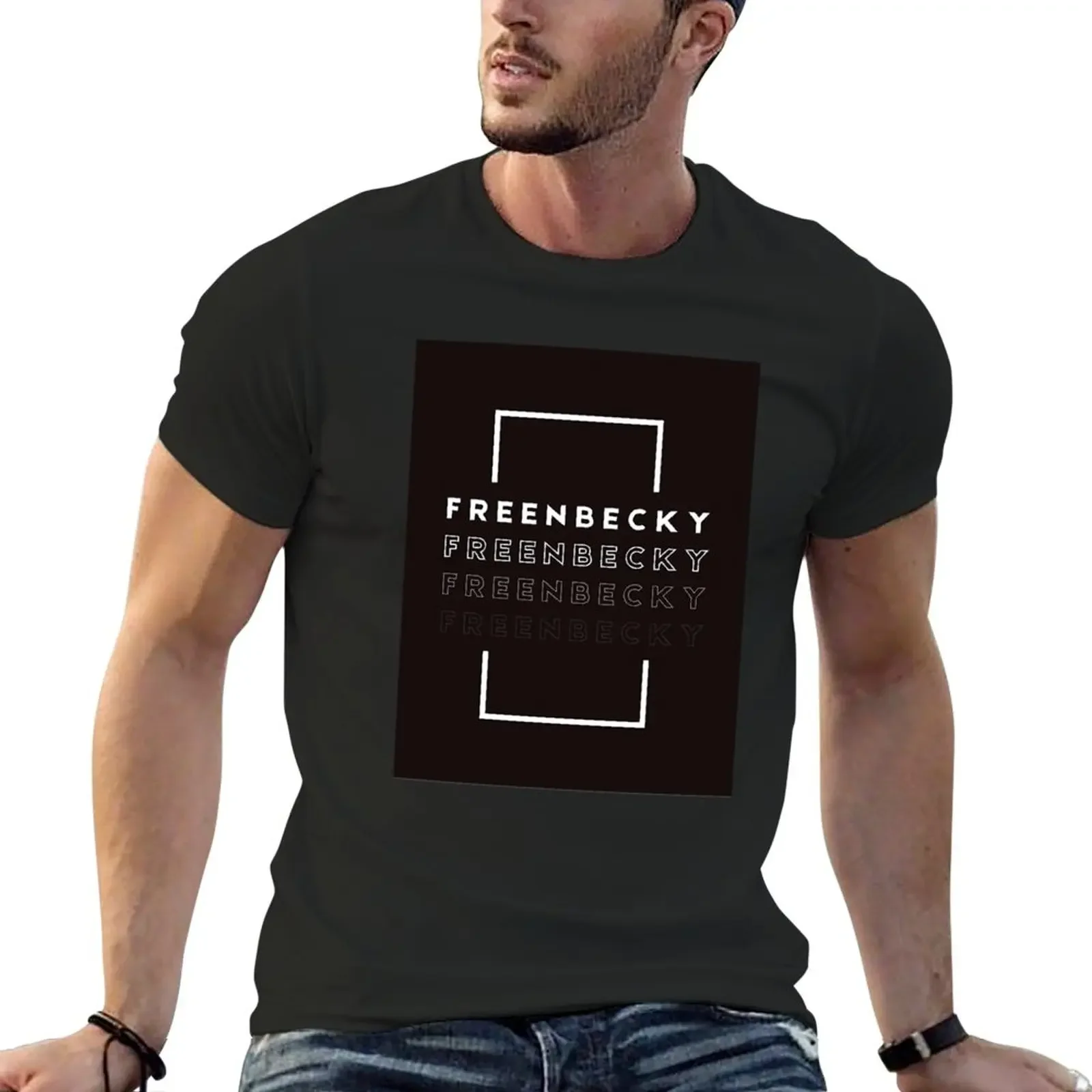 New Freenbecky Shirt T-Shirt T-shirt short oversized t shirt sweat shirts Tee shirt t shirts for men pack