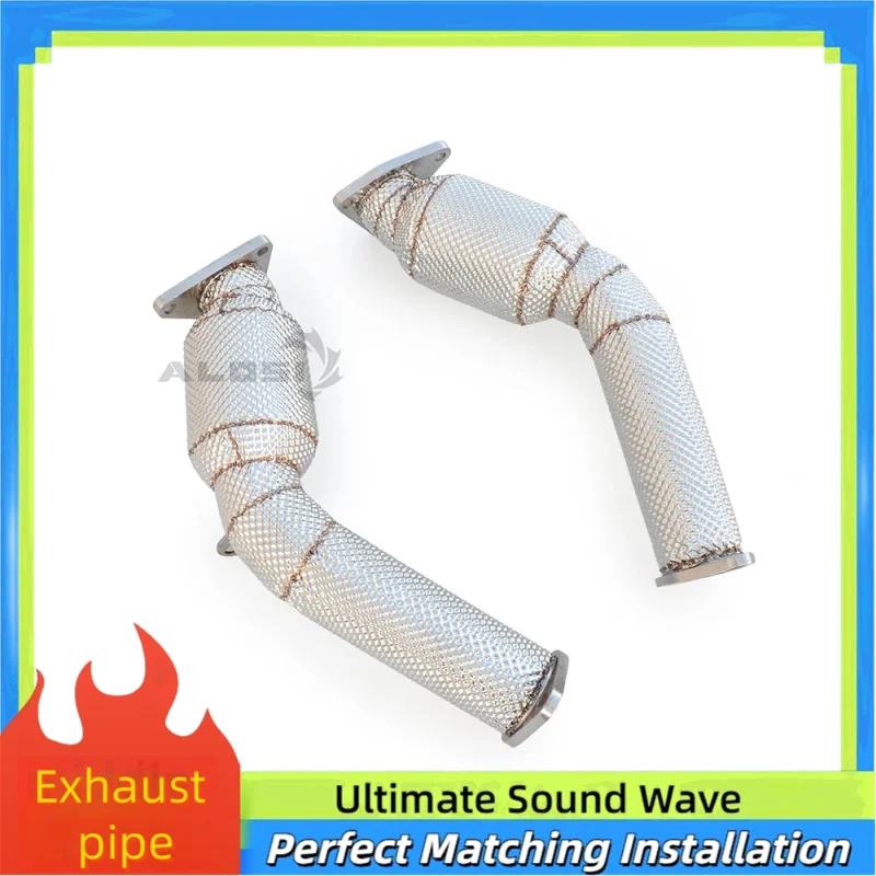 

Stainless Steel Catalytic Converter for Infiniti G37 G25 G35 2003-2018 High-flow with Insulated Downspout Exhaust Power Upgrade