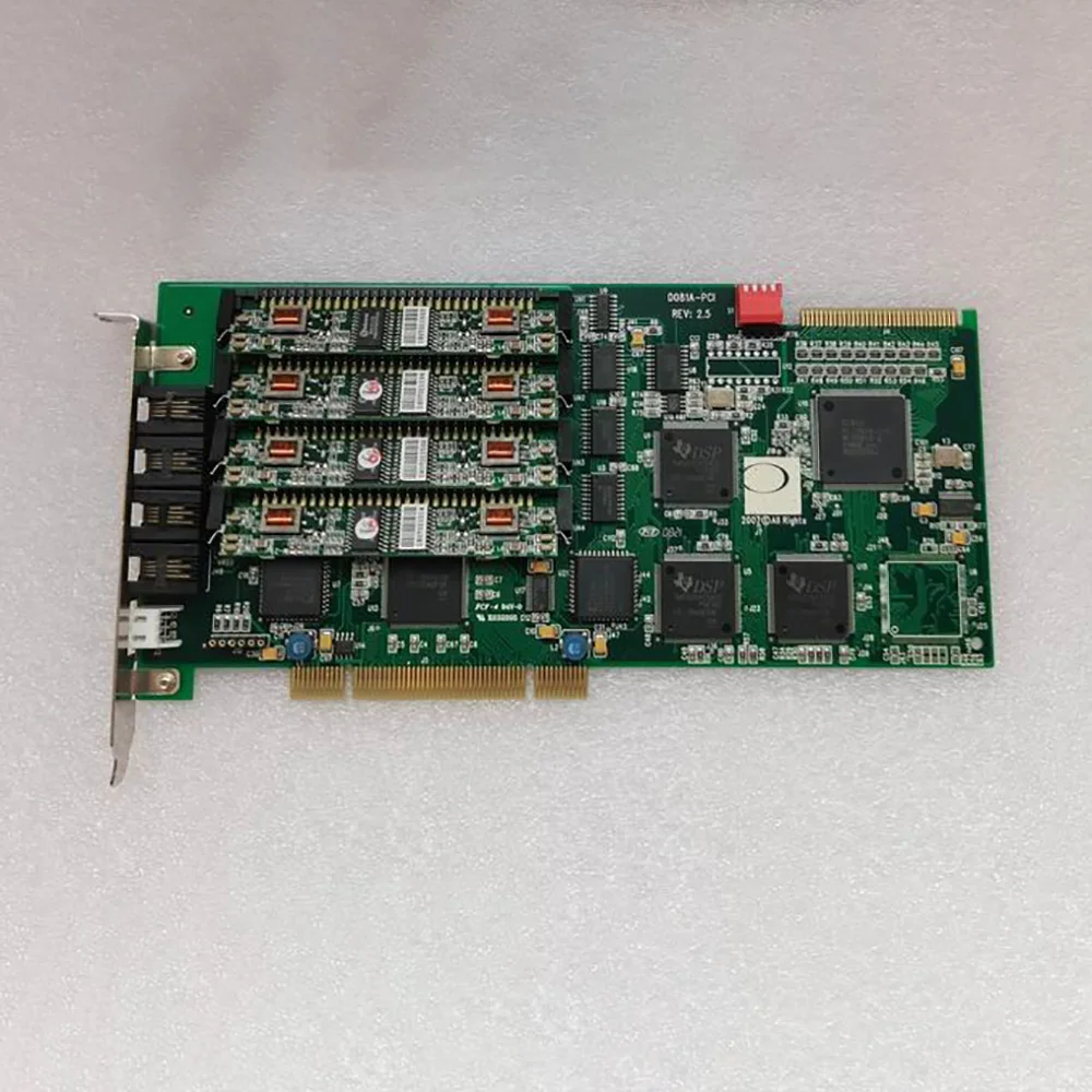 

D081A-PCI REV:2.3 2.5 DONJIN-DN081A-4F Voice cassette Four modules