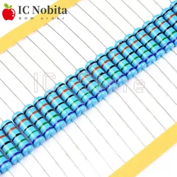 10PCS 3W Metal Film Resistor 1% Resistors 0.1~10M 2 3.3 4.7 10R 22 47 68 100 150 220 330 470 1K 4.7K 10K 22K 47K 100K 330K Ohm