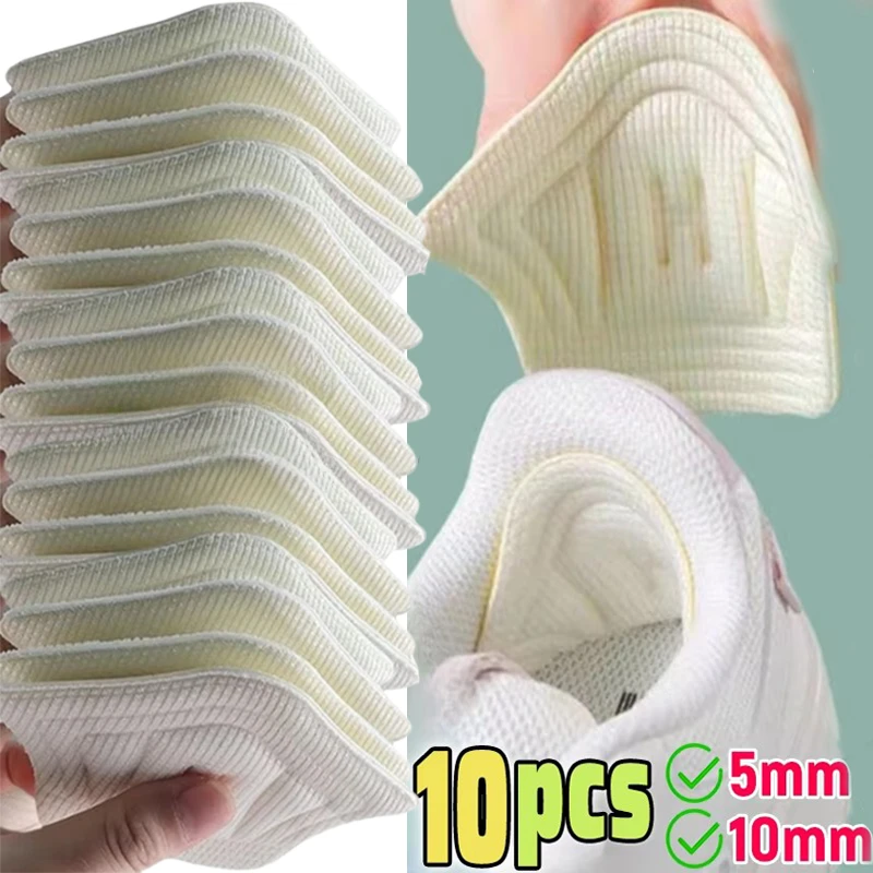 10pcs/set Insoles for Shoes Patch Heel Pads for Shoes Adjustable Size Feet Pad Insole Adhesive Back Sticker Shoes Insert Insole