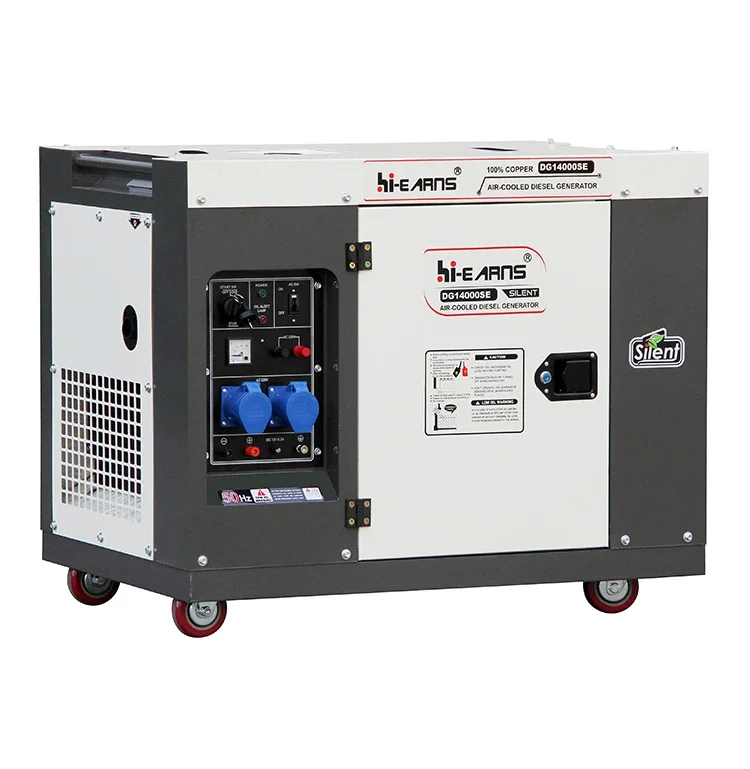 

10KW 12.5KVA three Phase 380V 400V Air-cooled Generator Silent Generator Portable