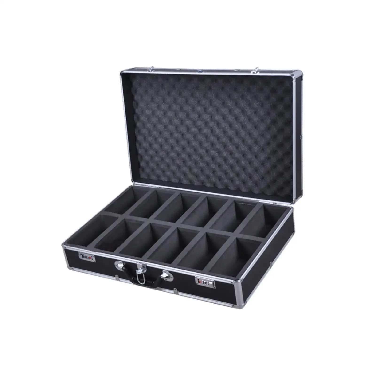 

Trading Card Storage Box, Lockable Case Holder, Deck Box Organizer for Gathering Sports Cards, Rigid Cards