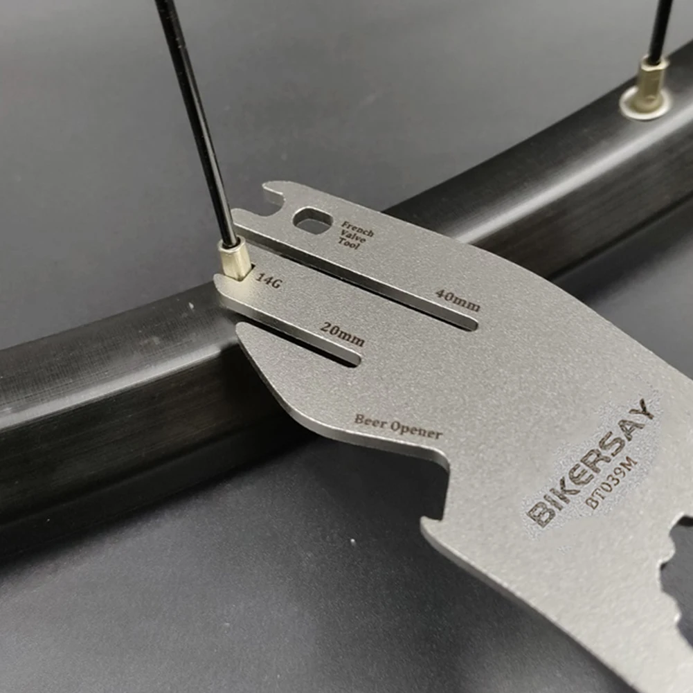 أداة محاذاة قرص الدراجة الدوارة MTB مفتاح تصحيح إصلاح الدراجة من الفولاذ المقاوم للصدأ ملحقات ركوب الدراجات #4