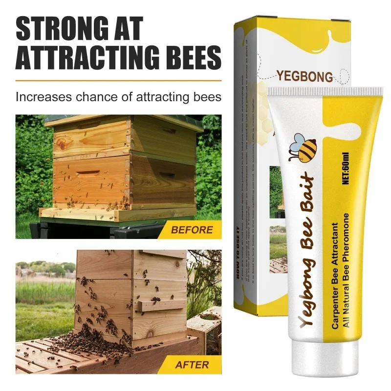 YEGBONG Bee attractant Bee attractant Melon orchard adhesive needle tip has tools for attracting bees