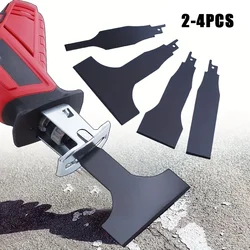 2-4pcs Reciprocating Saw Blade Set Cleaning Shovel Removal Tile Floor Mud Cleaning Wall Putty Tool Reciprocating Chainsaw Blade