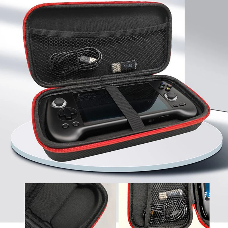 For ANBERNIC RG556 Game Console Storage Bag EVA Hard Travel Carrying Bag Portable Waterproof Protection Case Zipper Bag