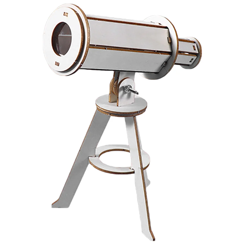 

Astronomical Telescope Material Craft Kit Kids Wooden Toy Telescopes Small Student