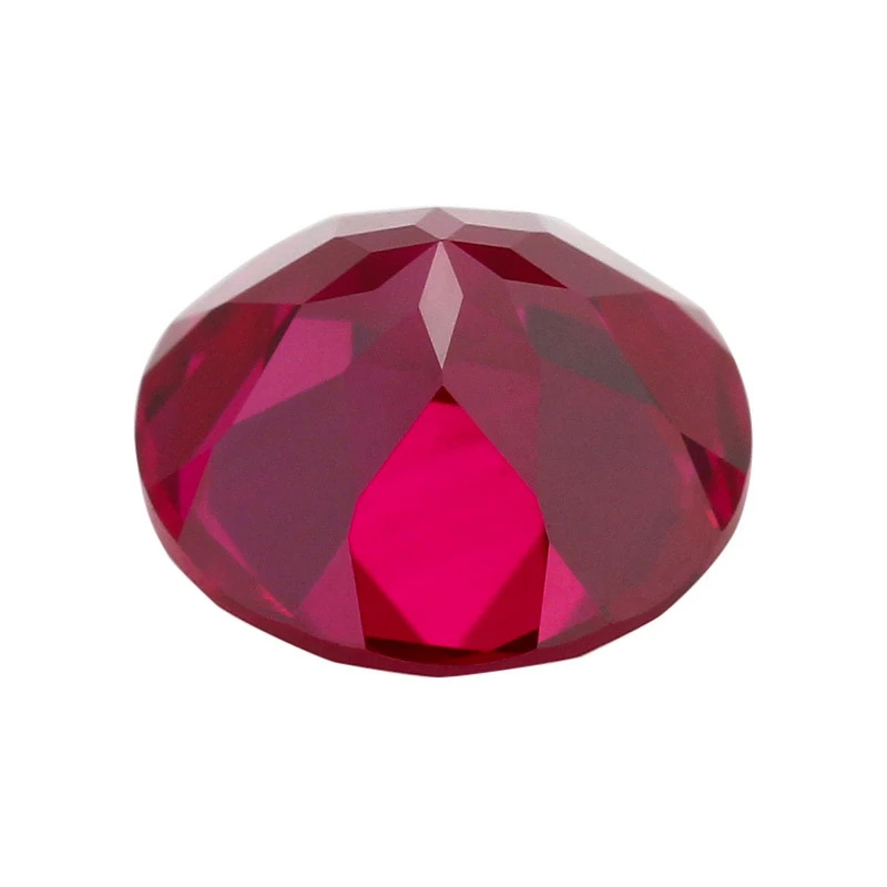 أعلى جودة الدم الأحمر روبي جولة الأوجه الأحجار الكريمة الرائعة قطع روبي جوهرة موس صلابة 9 لصنع المجوهرات وجمع #4