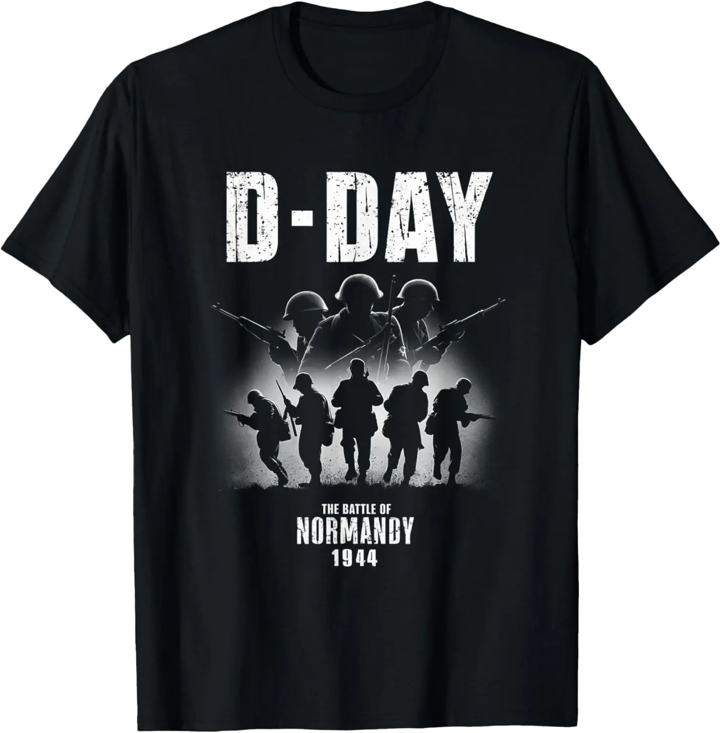 

D-Day Anniversary World War II Normandy Landing 1944 June 6 T-shirt Short Sleeve Casual 100% Cotton Men Shirt