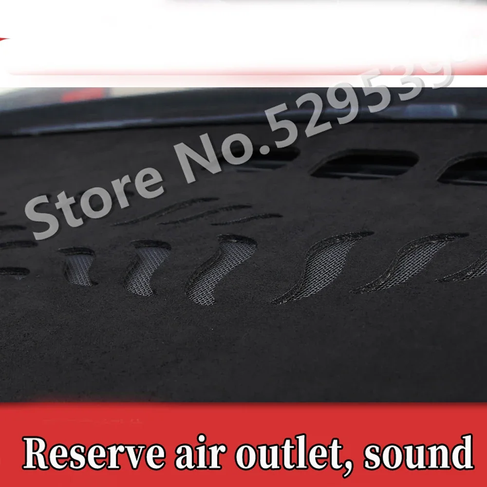 Car Suede Leather Dashmat Dashboard Cover Pad Dash Mat Auto Accessories For Avatr 11 Electric EV Avatr11 2023 2024