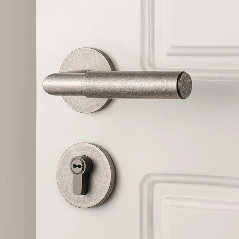 Dooroom Brass Door Lock Set Retro Simplicity Interior Bedroom Bathroom Lock Door Dummy Lock Passage Privacy Lock
