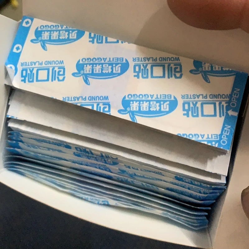 

50Pcs Transparent Band aids Invisible Anti Grinding feet Tape Bandages Adhesive Plaster Waterproof Wound Dressing Fixation Tape