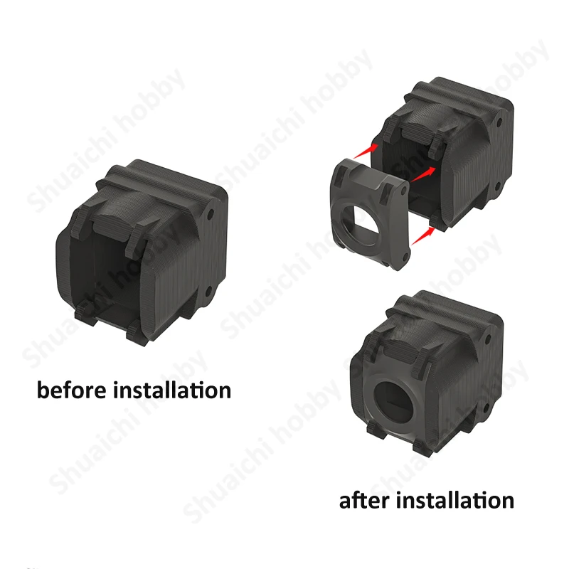 ل DJI O4 لايت وحدة الهواء عدسة الغطاء الواقي نقل الصور الرقمية تبديد الحرارة قذيفة تعديل جزء ل RC الطائرة بدون طيار #3