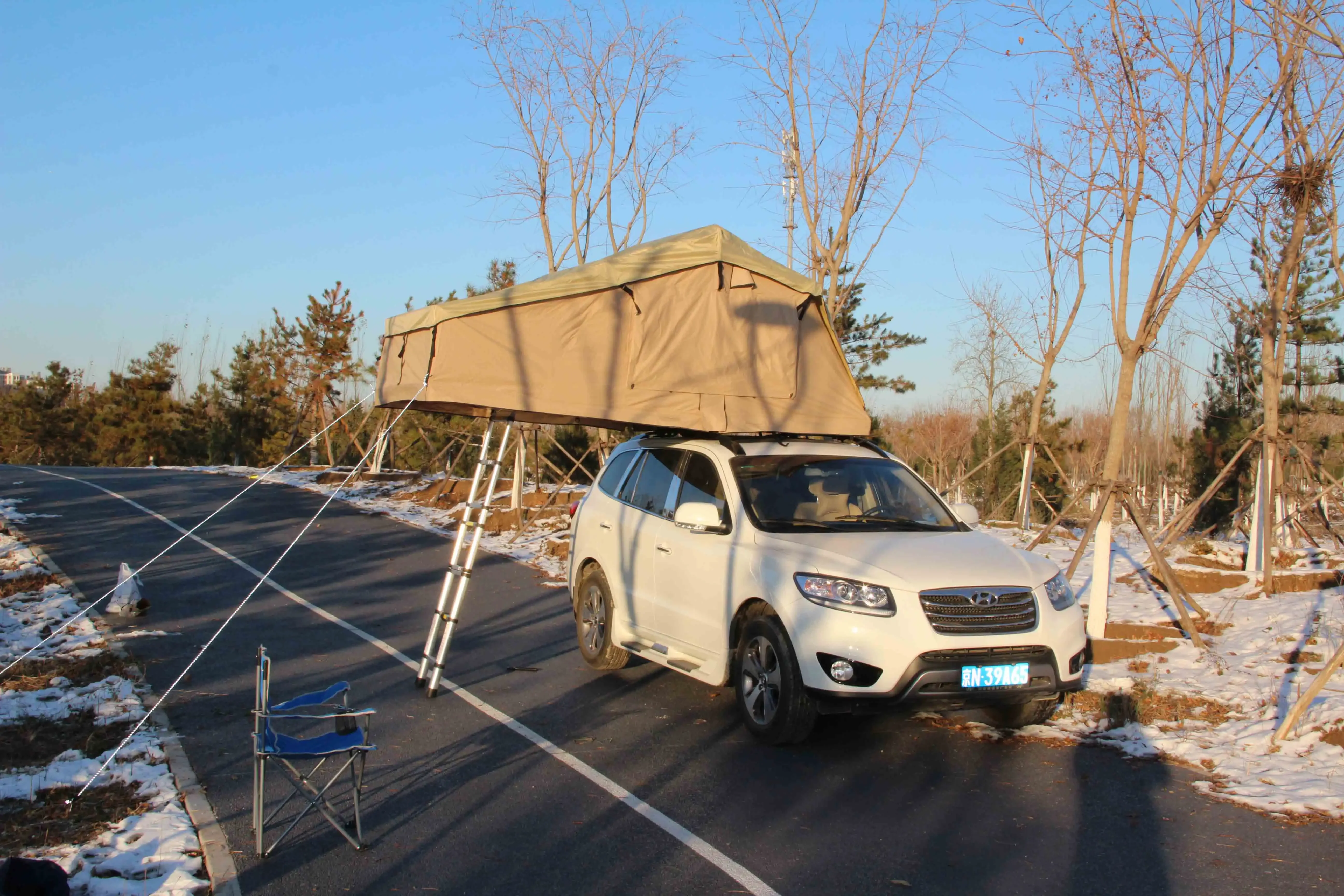 Roof Top Tent Camper Car 4X4 Tent Gazebo  Tienda Campaña  Lanshan 2 Pro