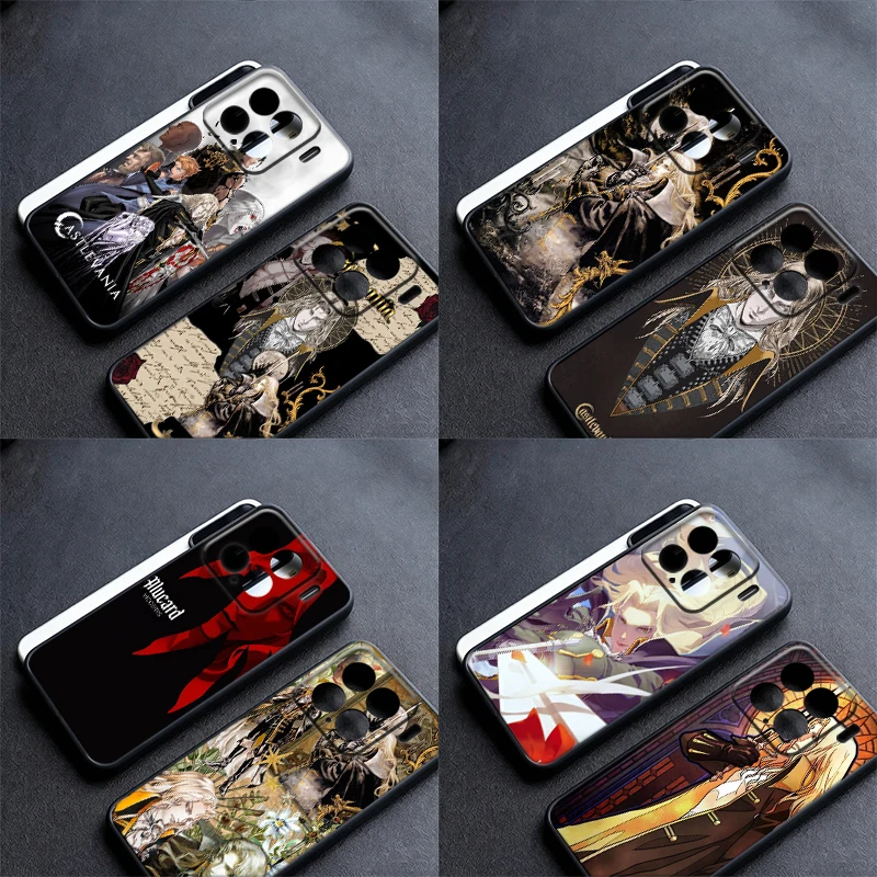 Funda de teléfono de la serie C-Castlevania para Redmi Note 14 13 15 Pro Plus 12 TURBO 12S 11 Pro 11S 10 Pro Max 9 9S, carcasa de TPU.