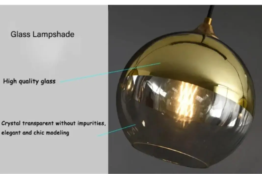 

Modern Nordic Led Pendant Lamp Restaurant Bar Glass Pendant Lights for Living Room Fixtures Home Decor Bedroom Bedside Lighting