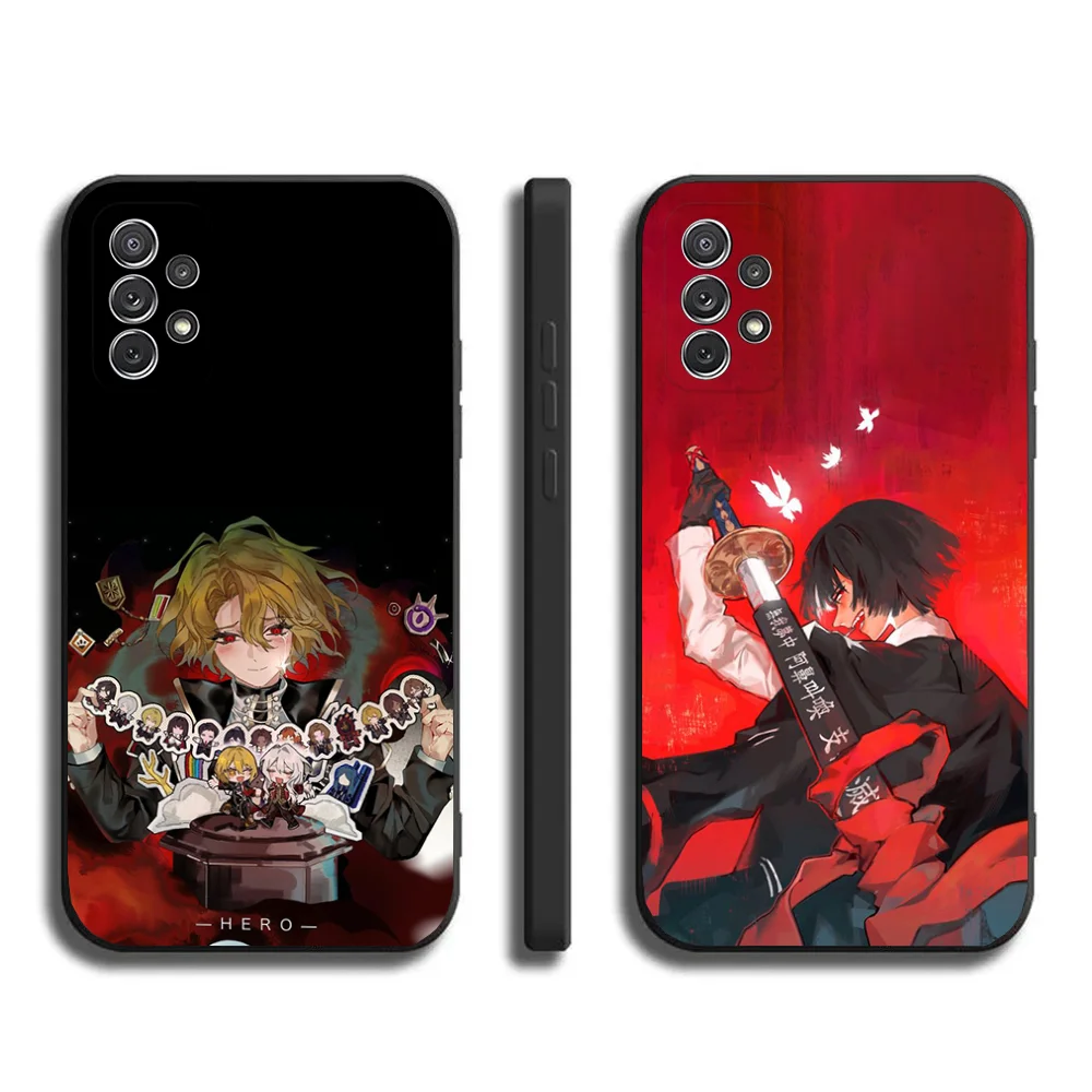 

Game Limbus C-Company Phone Case For Samsung Galaxy A20,A21s,A22,A31,A32,A52,A53,A72,73,A80,A91Soft Black Cover
