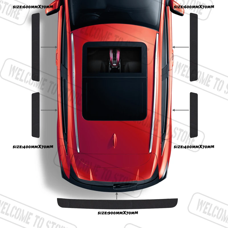 4/5 قطعة ل IVECO اليومية S-WAY T-WAY X-WAY DAILY 4X4 شعار السيارات عتبة الباب ألياف الكربون سيارة ملصق حامي الجذع الباب الخلفي