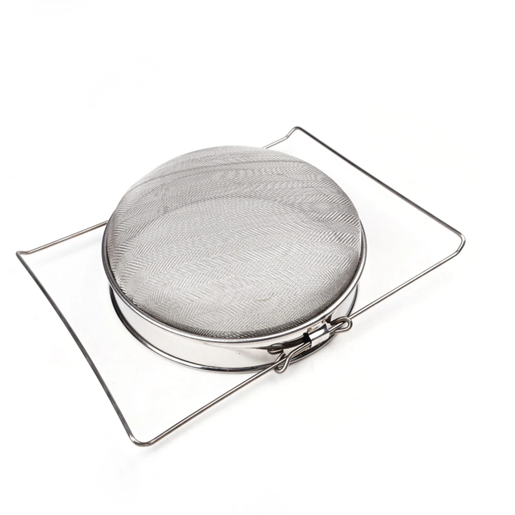

Double Sieve Stainless Steel Honey Strainer 24Cm Diameter Universal Fit Bucket Rustproof Filter For Beekeeping Equipment Kitchen