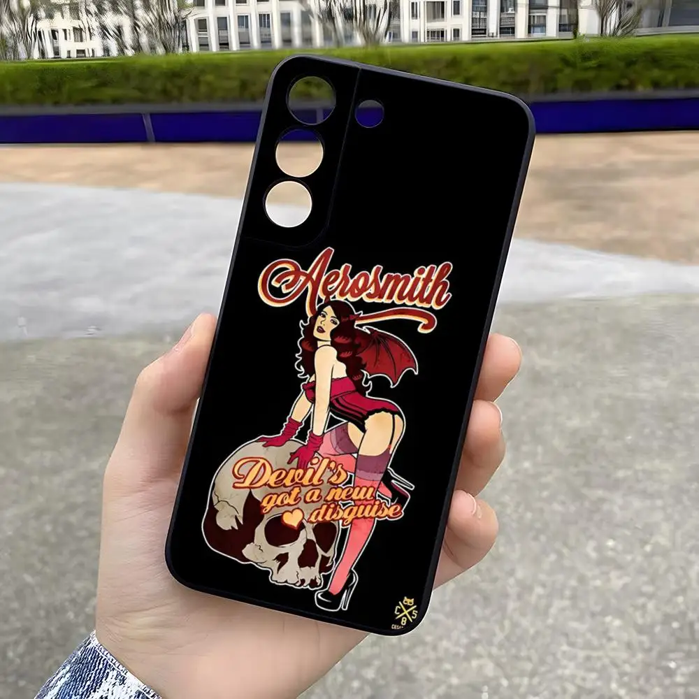 Punk Aerosmith Rock Cool Phone Case For Samsung S26 S25 Ultra S24 S22 S23 Fe S21 A17 A37 A57 A54 A34 A16 A53 Back Cover