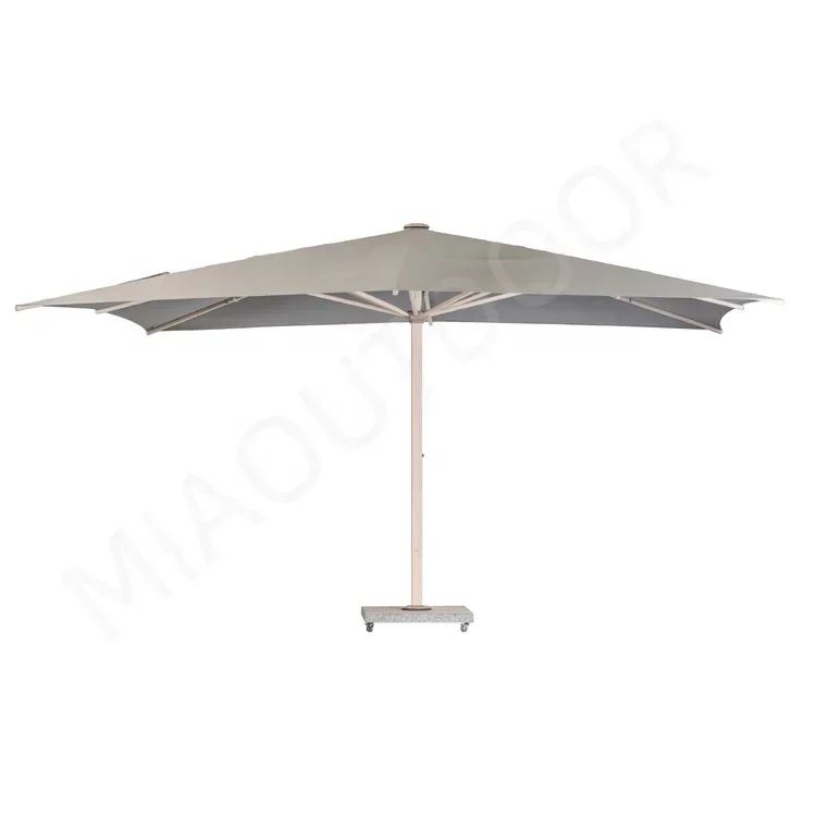 

High-end Commercial Aluminum Parasol Luxury Resort Big Outdoor Sun Beach Garden Patio Umbrella 5m