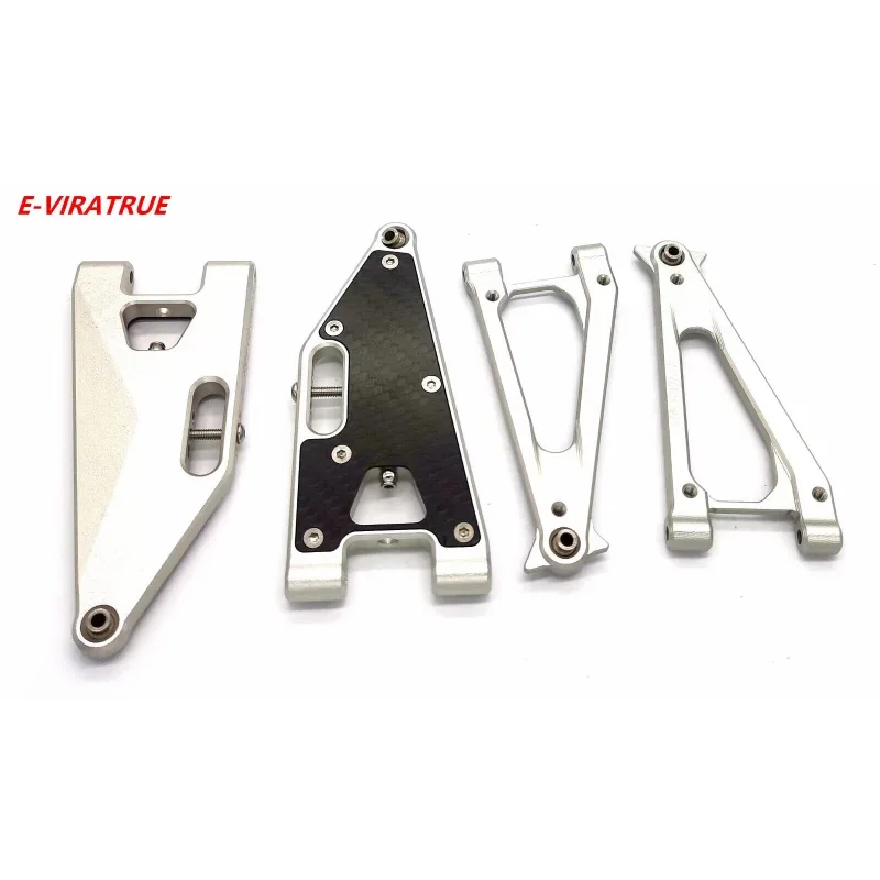 E-VIRATRUE 7075Aluminum Upper&Lower Suspension Arms For Losi RZR Rey/Baja Rey 1.0 1/10