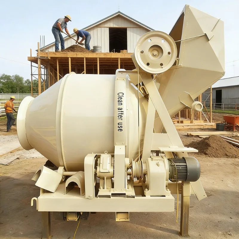 

Self Loading Diesel Concrete Mixer 500L With Hydraulic Hopper For Fast Batching And High Productivity On Building Sites