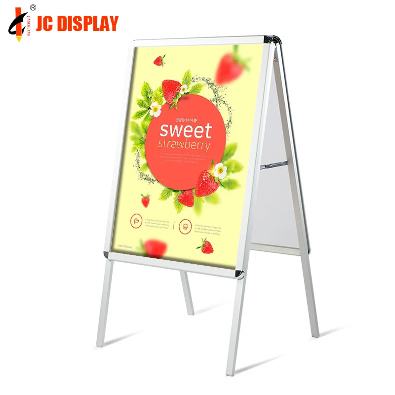 

customized.Aluminum Outdoor Poster stand Folding A Frame Sign