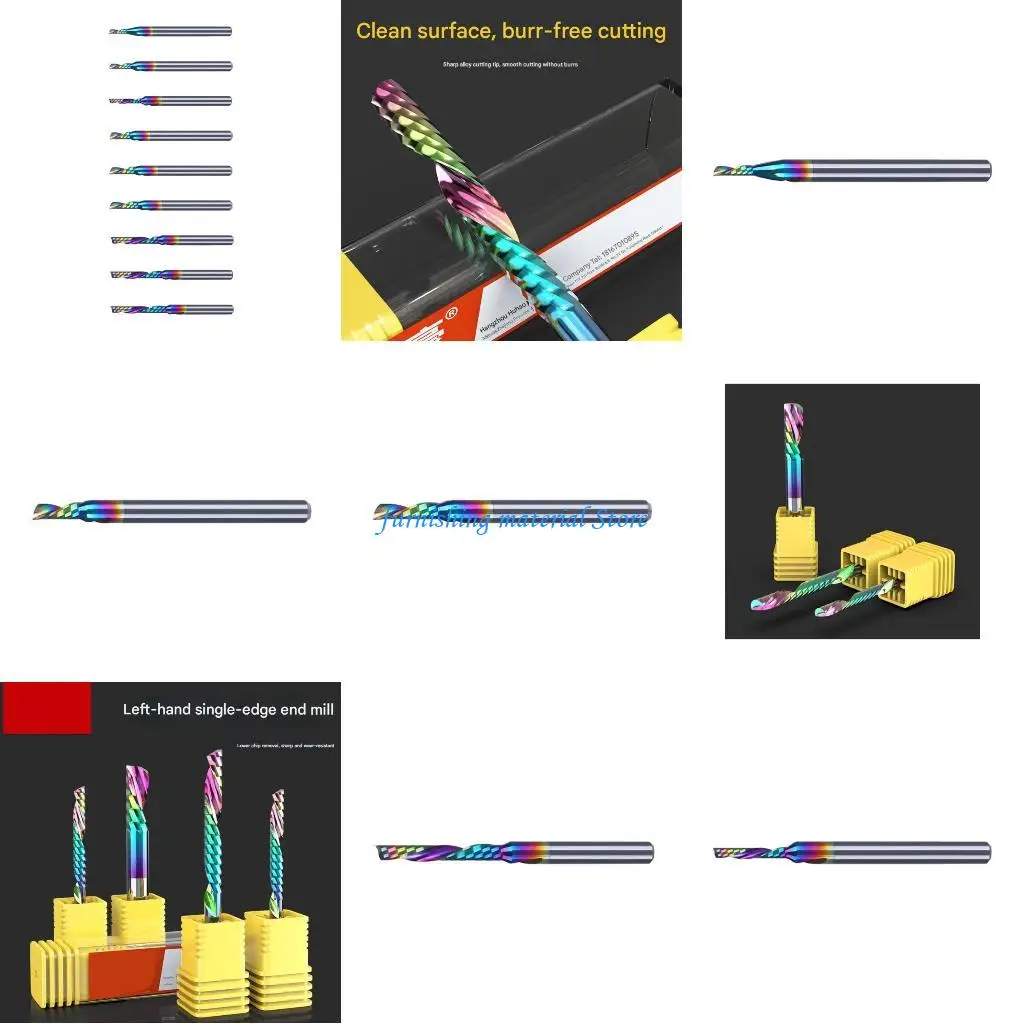 

Y5GD End Mill Suitable for PVC Acrylic Materials Engraving and Cutting Applications