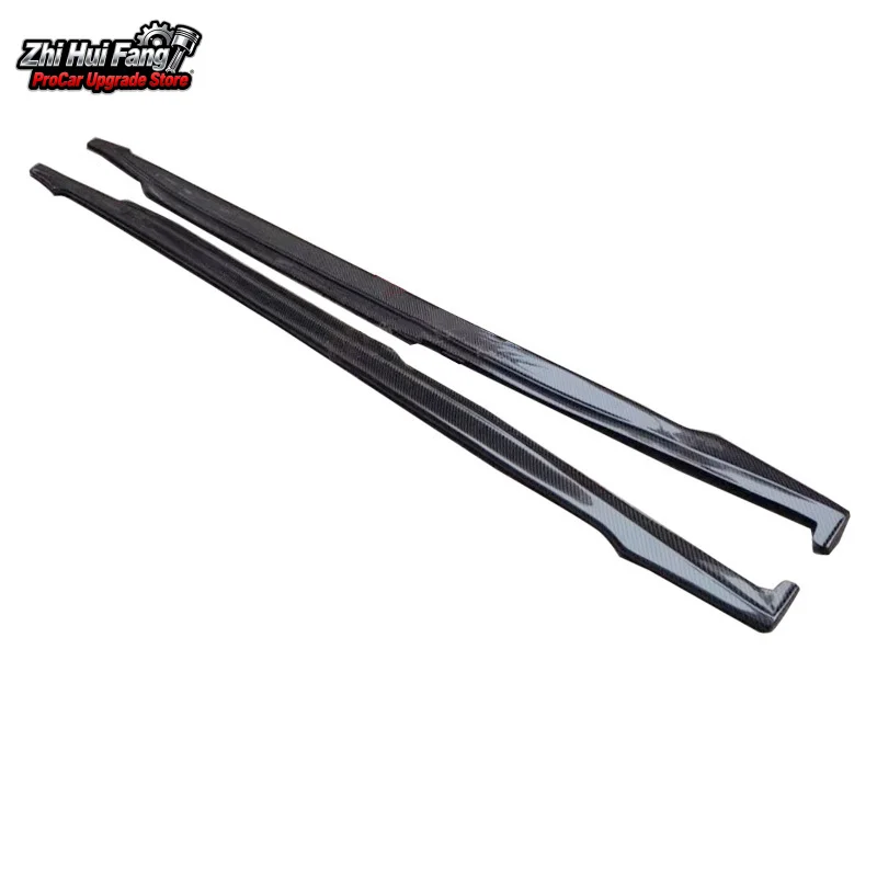 

Suitable for 2014-2018 Infiniti Q50 Carbon Fiber Skirts Side Spoilers Footboards