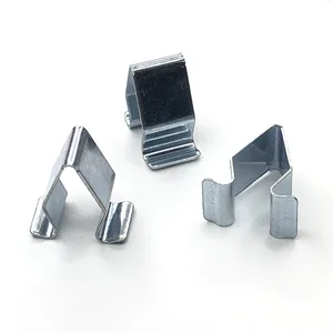 Sliver porta do carro guarnição painel forro clipes de metal interior estofamento retentor rebite prendedor automático clipe para vw audi assento skoda 10/20 10 principais vendas grampo fixador de tela - №6