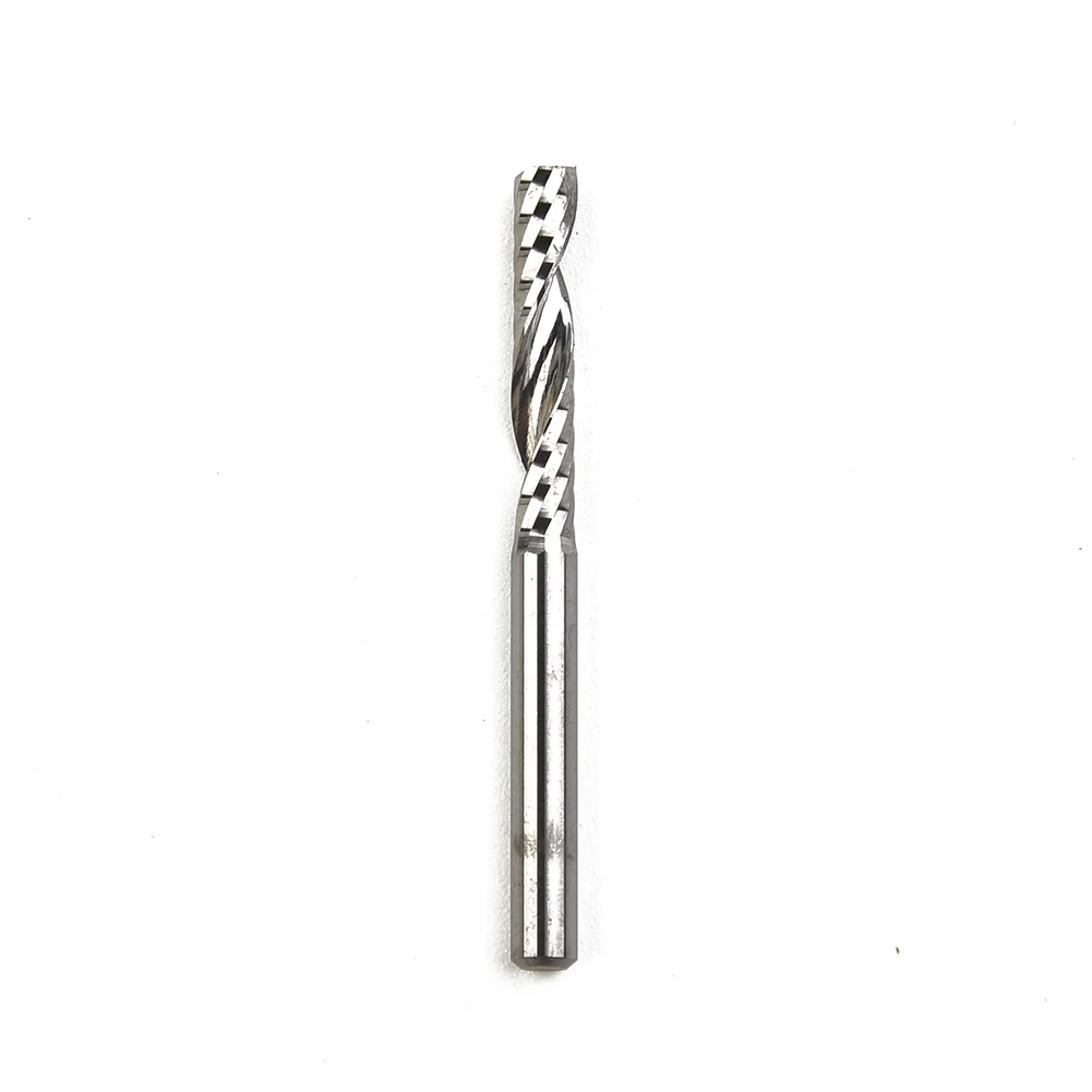 

1/8" Router Bit CNC Set Shanks 17mm Carbide Cutter Drill End Mill Engraving Flat Nose Kit Single Flute Woodworking
