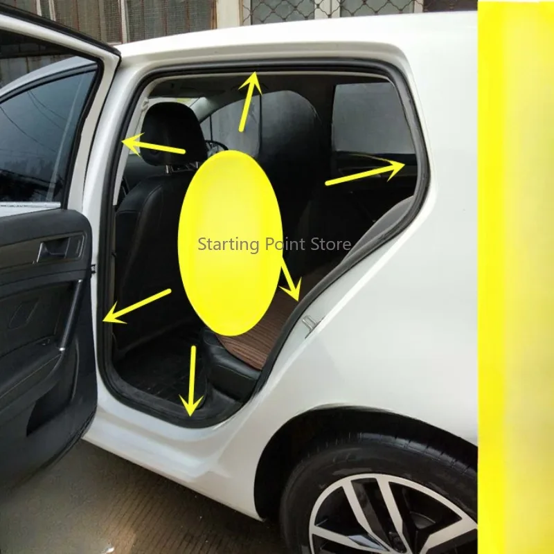 Untuk Citroen Elysee pita bingkai pintu asli pita segel pintu bagasi tiga kotak