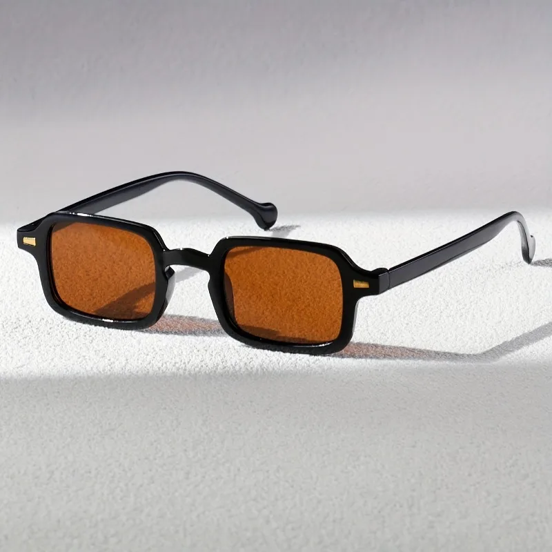 Vintage Style Square Sunglasses UV400 Protection Fashion Square Sunglasses Metal 80s Vintage Sunglasses  main image 2