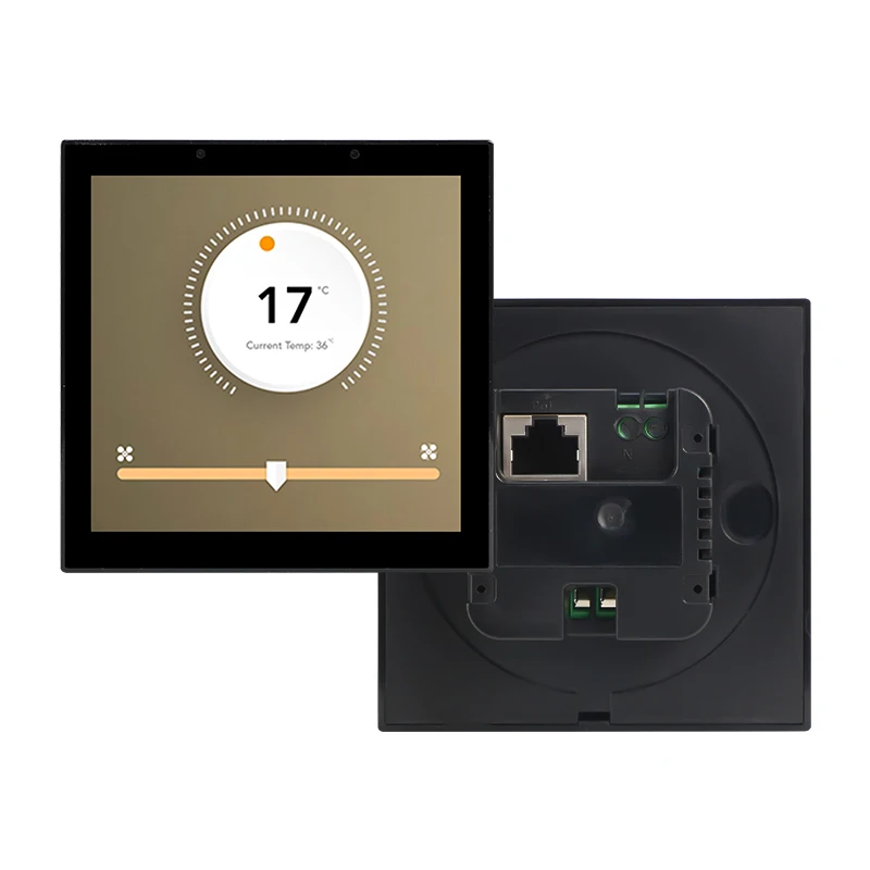 4 Inch IPS Smart Switch Flush Mount Android 2GB 32GB WIFI BLE POE HMI Control Touch Display Indoor Monitor