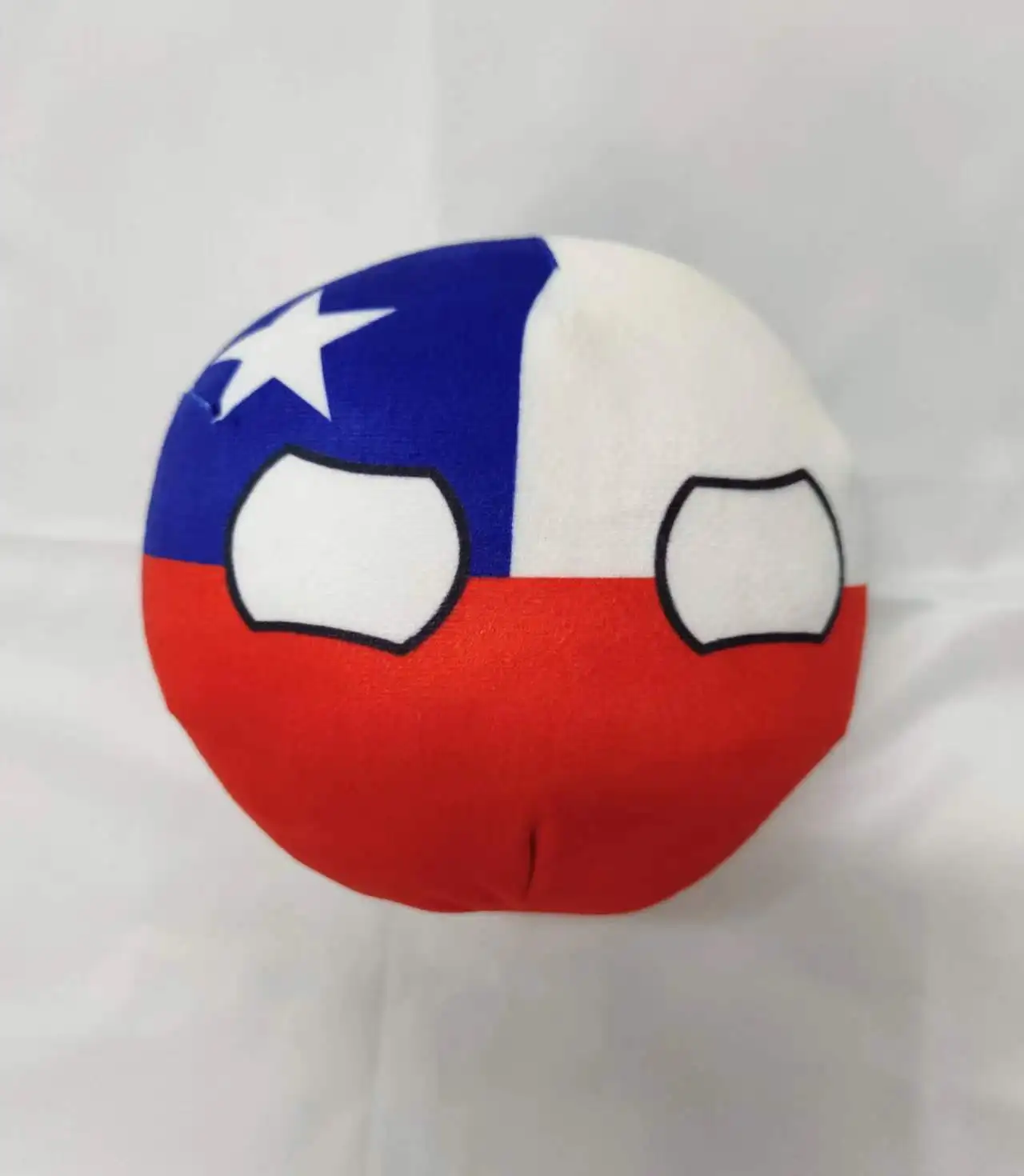 9cm/20cm Cartoon Republic of Chile Republic Polandball Plush Doll Countryball Short Stuffed Mini Doll Pendant Toy Gift