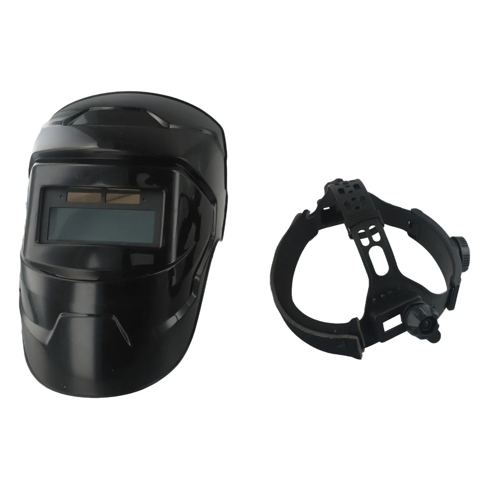 

1 Set Automatic Dimming Welding Facemask Helmet For Weld Grind Cut With 20 Pcs Lens PP Welding Helmet 300*200*160 Mm