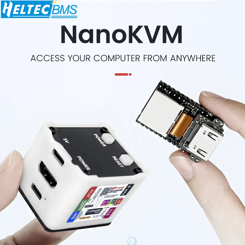 Lichee NanoKVM Полностью мини-сервер дистанционного управления и обслуживания Raspberry Pi Последовательный порт HDMI USB-C Интерфейс питания ATX