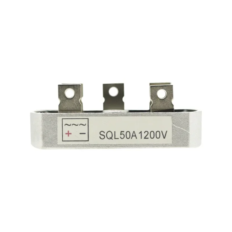 1PCS 50A 1200V Aluminum Metal Case 3 Phase Diode Bridge Rectifier 50Amp SQL50A Module