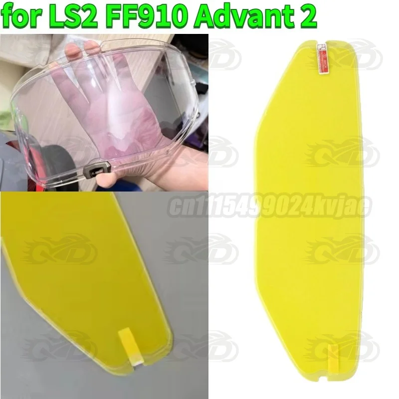 Motorcycle Helmet Anti Fog Film Helmet Face Mask Anti Fog Sticker Suitable for LS2 FF910 Advance 2