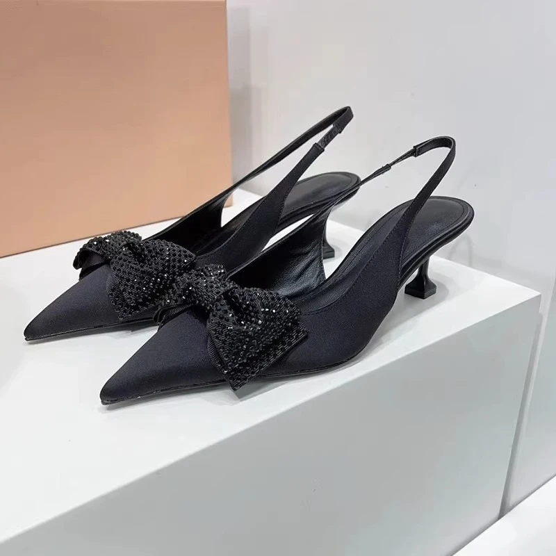 sandales-pour-femmes-a-talons-hauts-avec-nœud-en-strass-nouvelle-collection-2025-bout-pointu-francais-talon-fin-creux-tete-de-sac