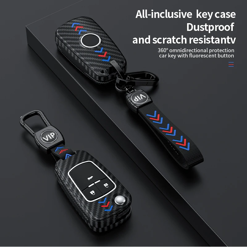 1PCS 2/3 Buttons ABS+silicone Key Cover Car Key Case Fit For Buick Car Key Protector With Luminous Button Shell Case Replacement