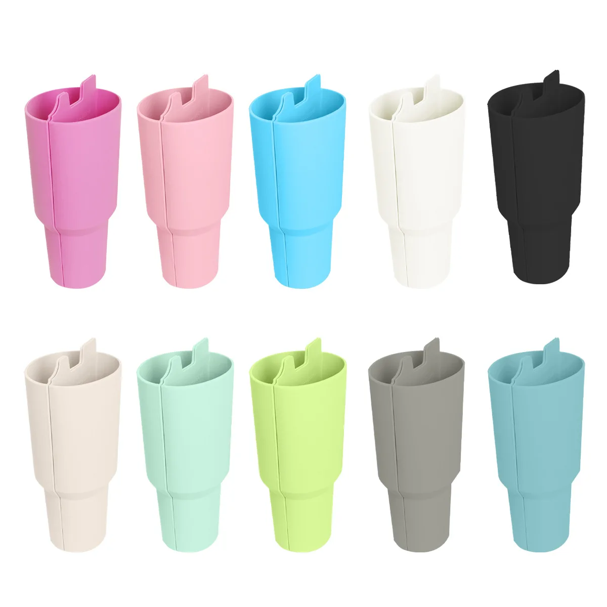 40oz muticolor food-grade silicone water vacuum cup bottle double divider liner tube for stanley tumbler organizer storage