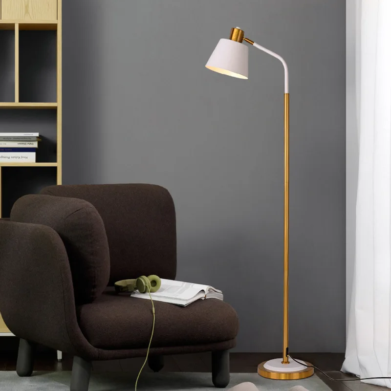 

Nordic Led Floor Lamp Minimalist Sofa Floor Light Corner Living Room Bedroom Home Decor Study Reading Standing Light