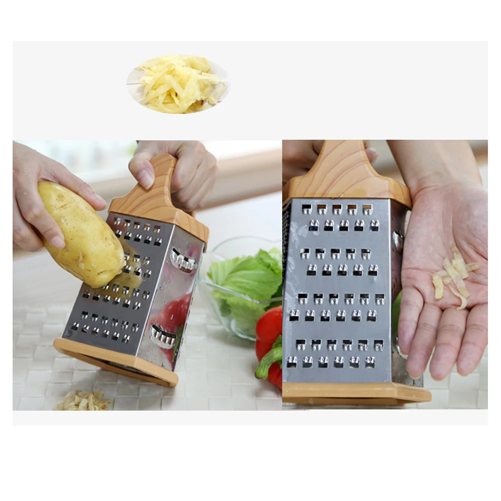 

8 Inch Stainless Steel Vegetable Chopper Six Sided Planing Machine Potato Slicer Veggie Kitchen Gadget Fruit Tool