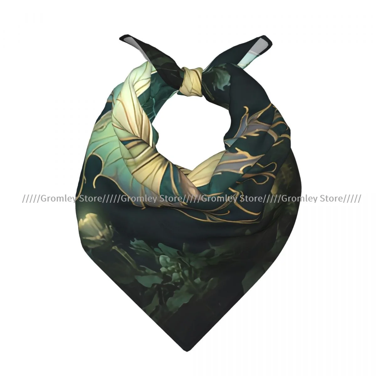 

Square Scarf Women Lunar Moth Guardians Bandana Headscarf