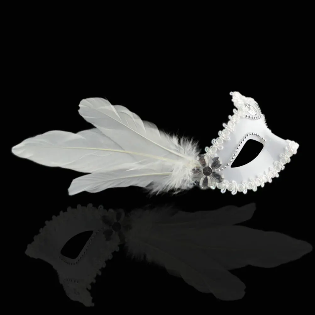 

Princess Mask Masquerade Festival Party Costume Accessory White Halloween Wedding Prom Face Mask For Women Masquerade Balls